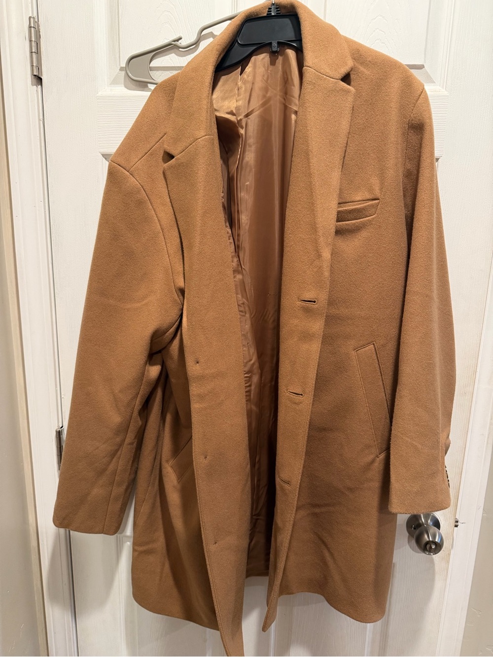 Old Navy Men's Tan/Brown Peacoat Overcoat